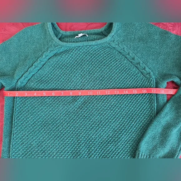 Dark Green Sonoma Sweater Women's size Medium - Picture 8 of 9
